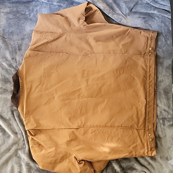 Dickies | tan distressed / blanket lined work jacket | MENS XXL - Picture 7 of 9